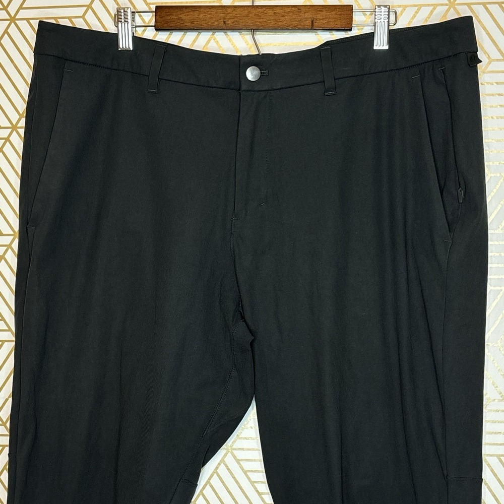 Lululemon ABC Pants Mens 40x27 Gray Commission Slim Stretch Performance Tech